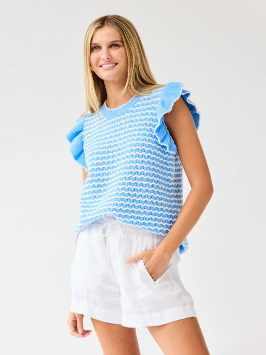 Oakley Sweater | Blue White