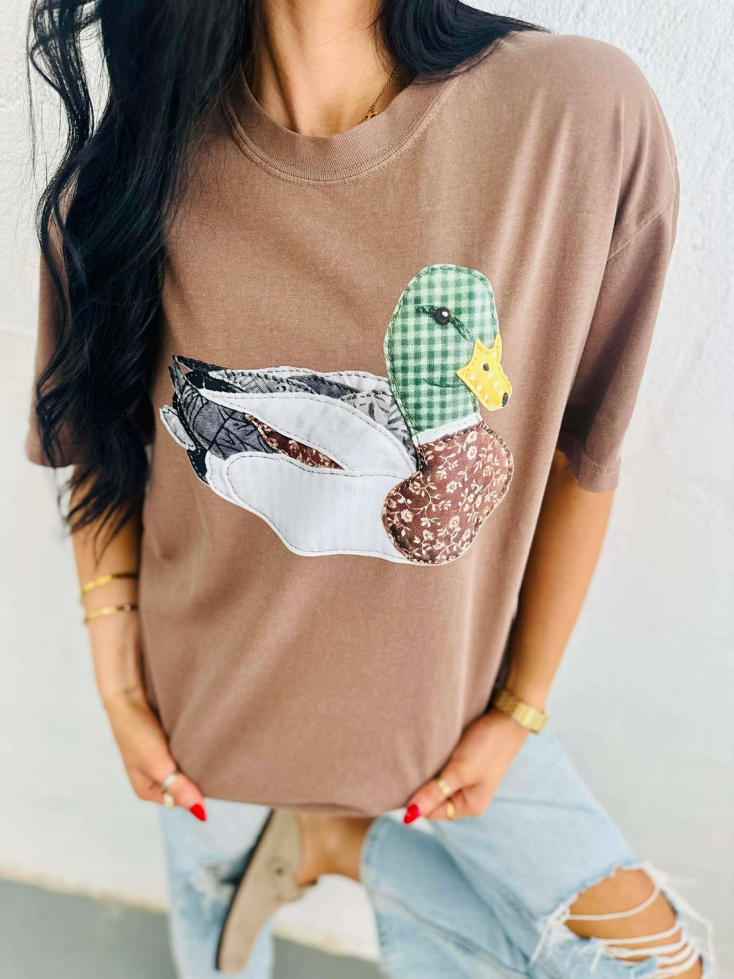 Patchwork Mallard Duck Tee