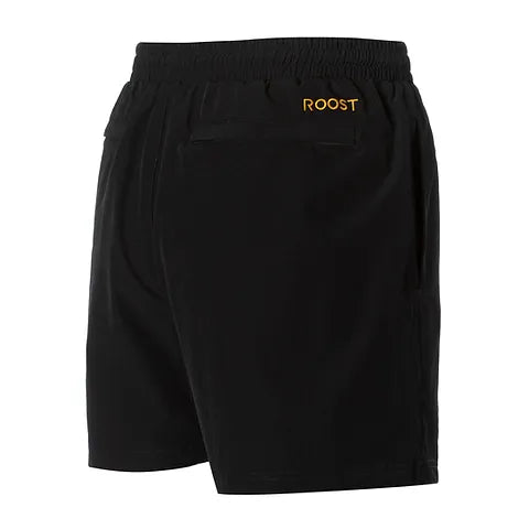 Roost black Active Shorts 5.5"