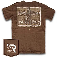 Roost the good ole days Buggy Pocket Tee