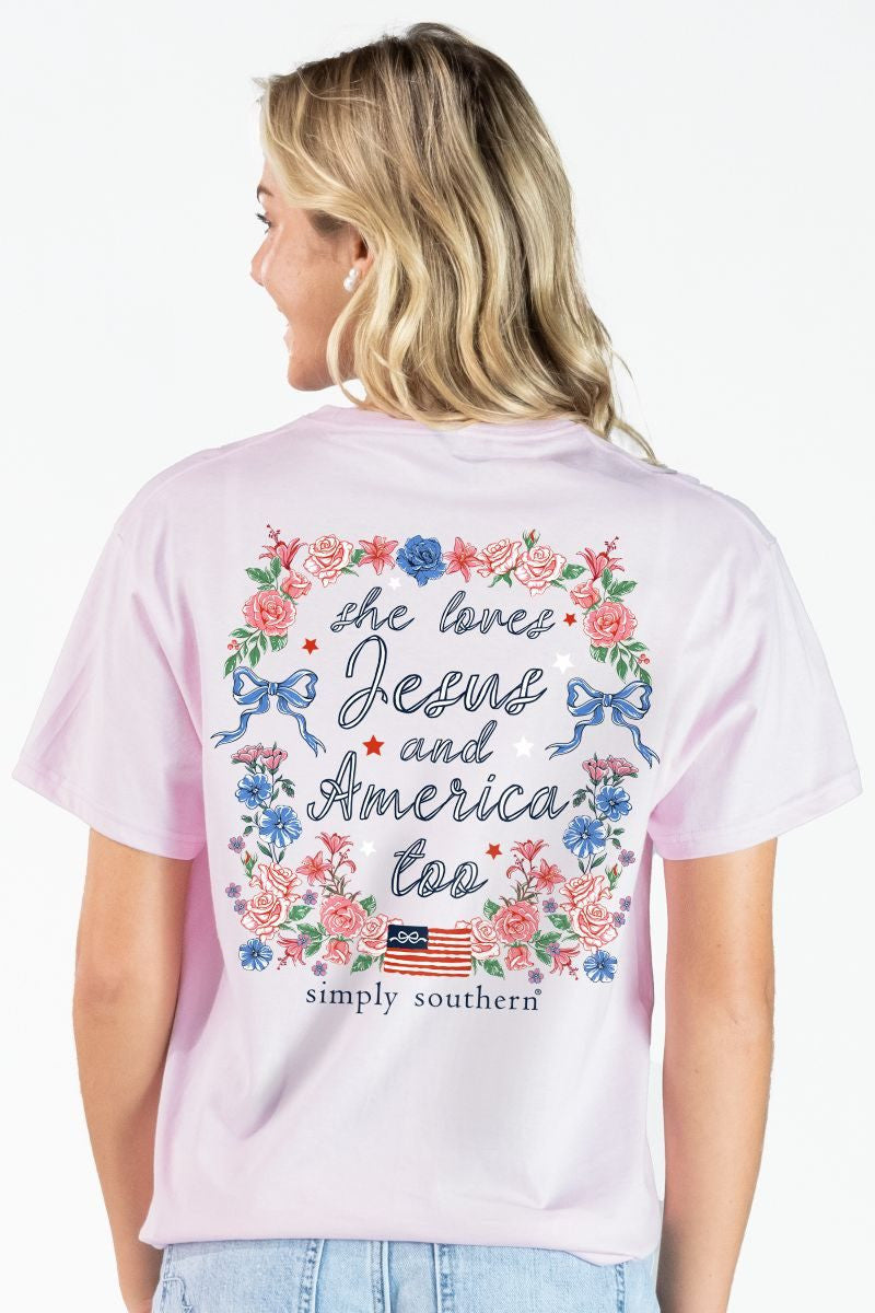 ‘She Loves Jesus and America’ T-Shirt