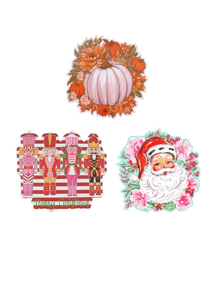 Holiday tableware placemats