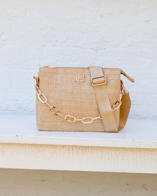 Ariana Crossbody | Natural Lattice