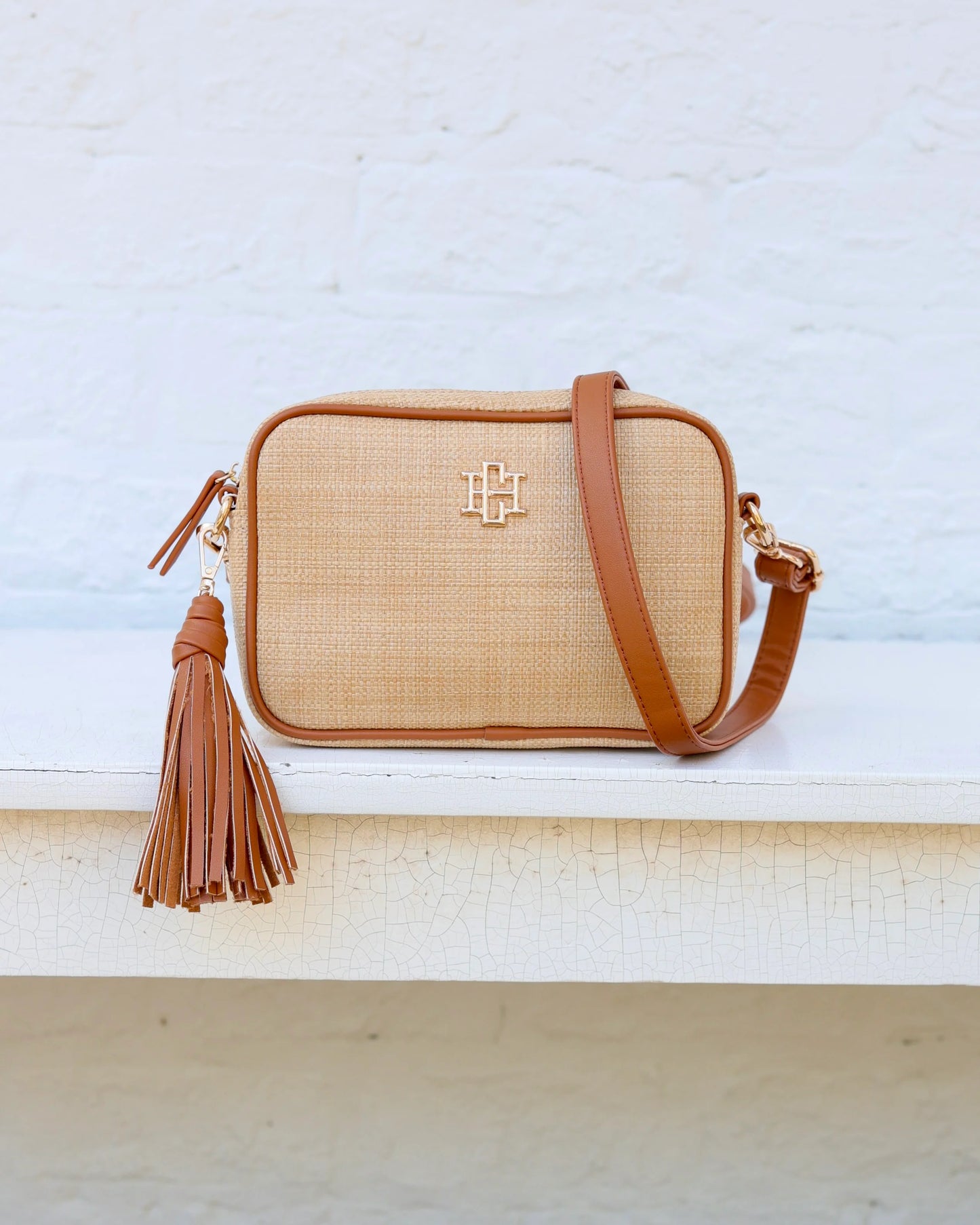 Margoe Crossbody | Natural Saddle