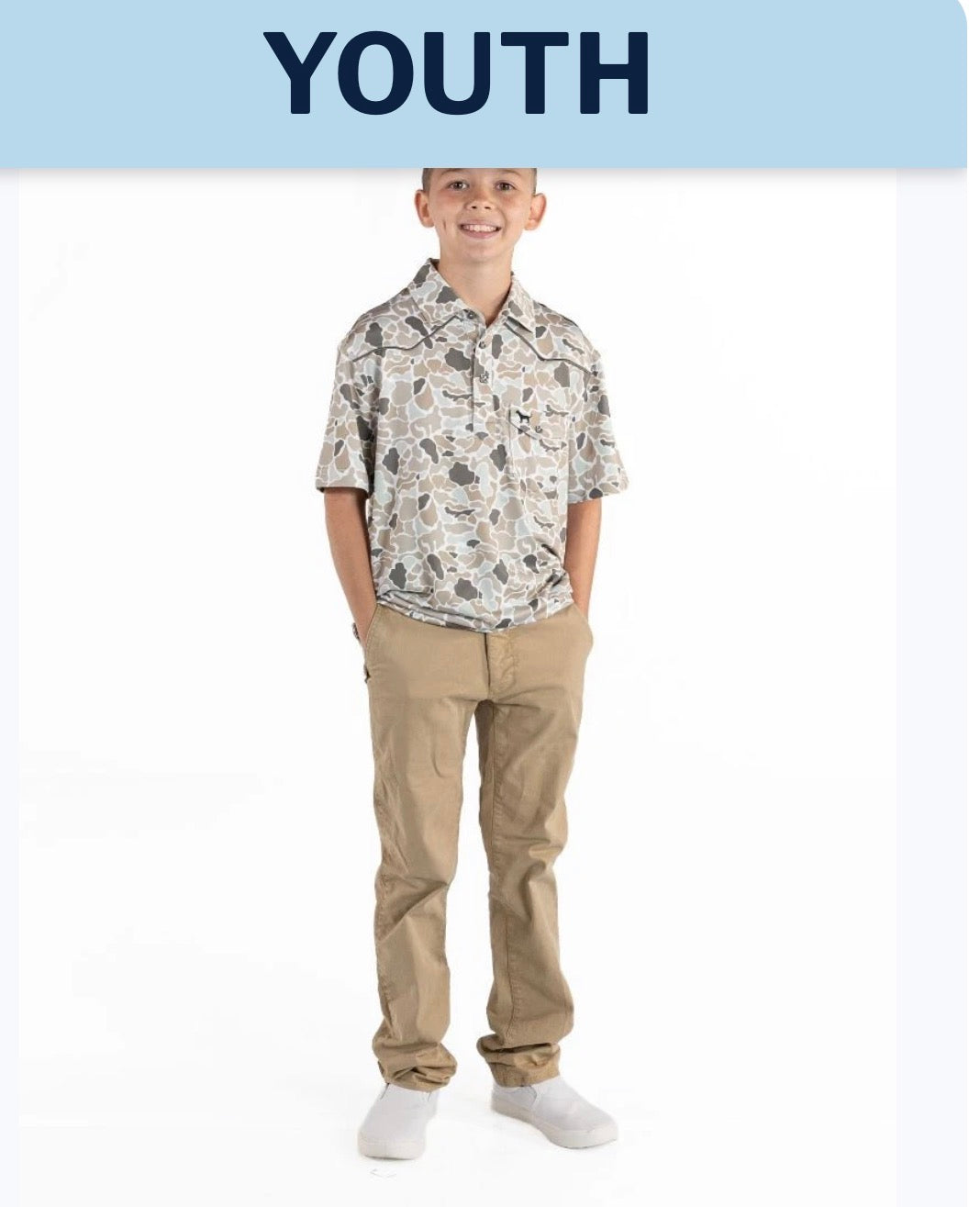 The Western Performance Polo lt camo