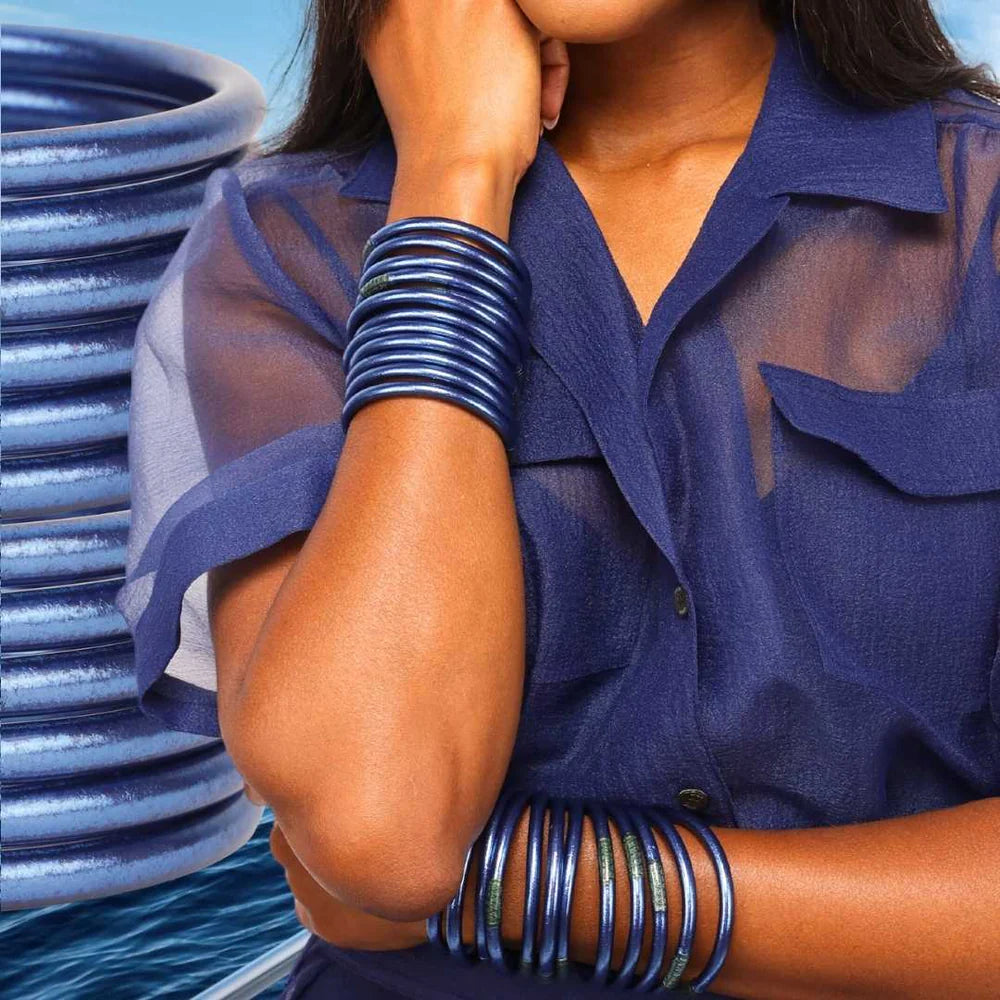 MARINE ALL WEATHER BANGLES® (SET OF 6) - SERENITY PRAYER