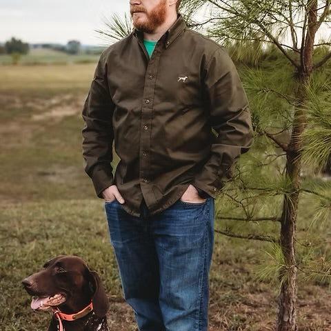 Fieldstone Canvas Button Down