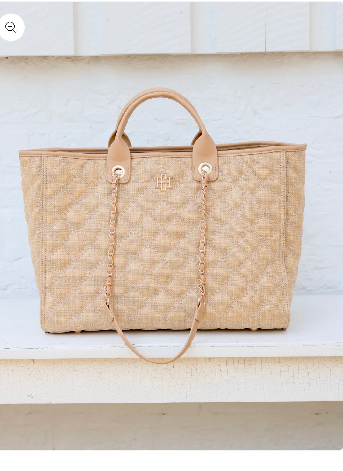 Caroline Hill - Melissa Tote Bag | Natural