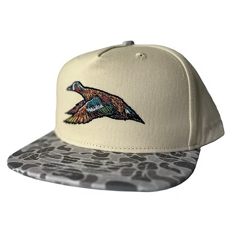 Roost Youth Mottled Canvas Marsh Camo Hat
