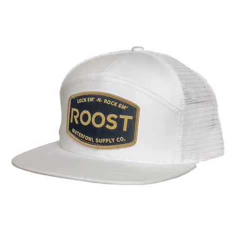 Roost Patch White Hat
