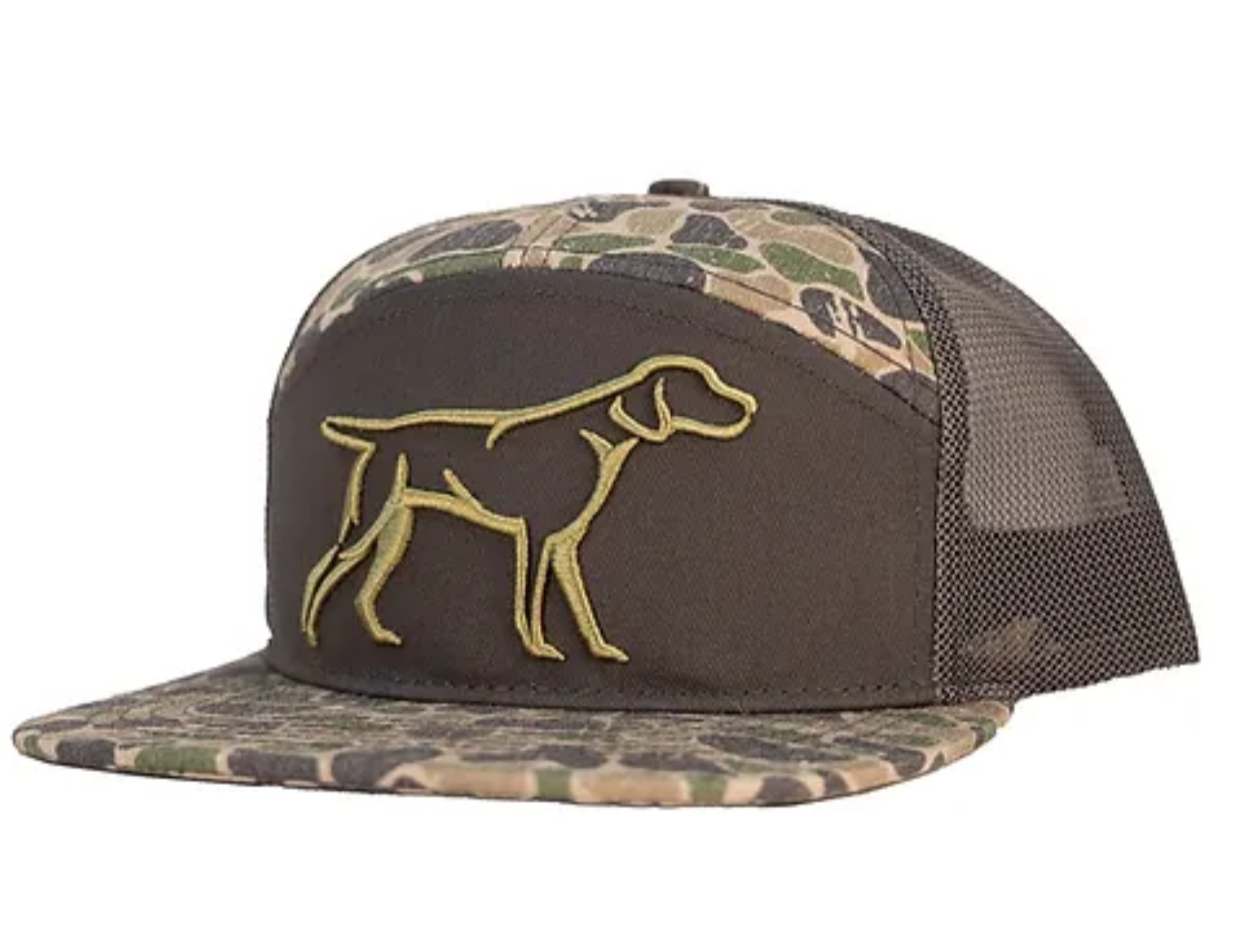 Youth Camo Panel Backwoods 3D Puff Hat