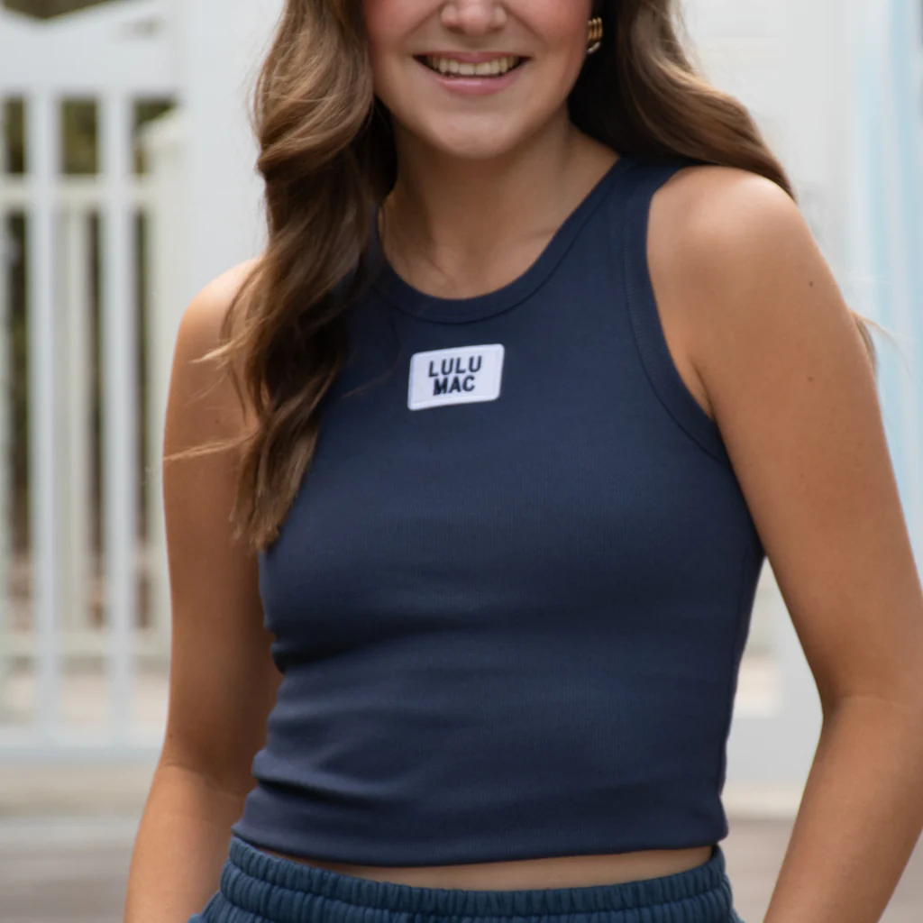 LULU MAC - Navy Blue Tank