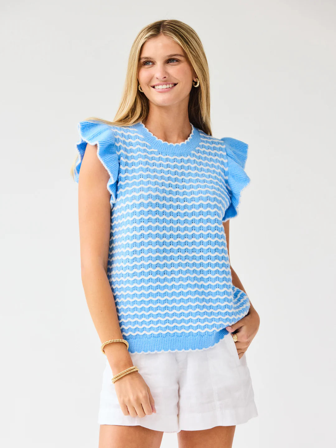 Oakley Sweater | Blue White