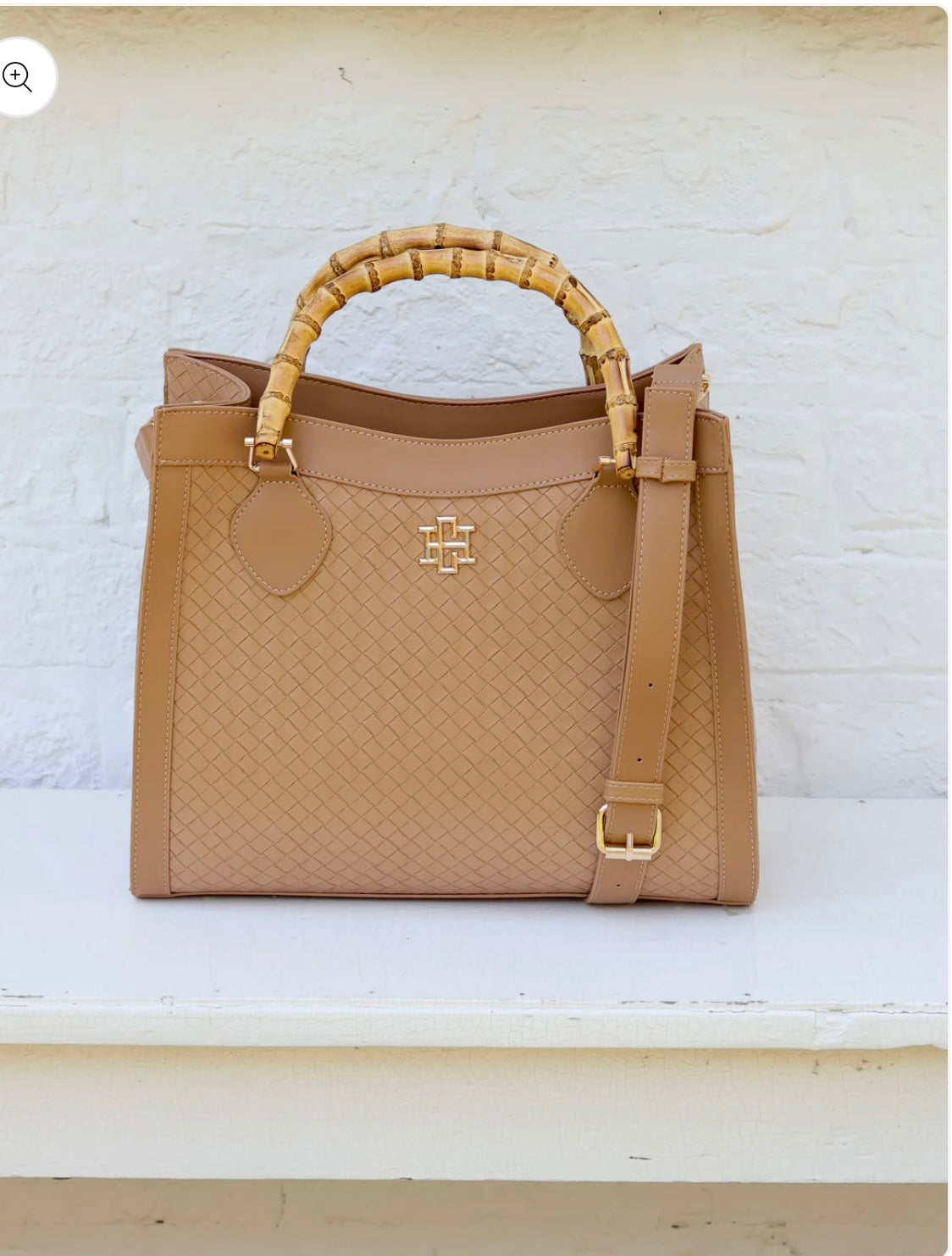 Palmer Tote Woven Tan
