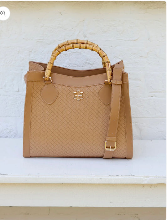 Palmer Tote Woven Tan