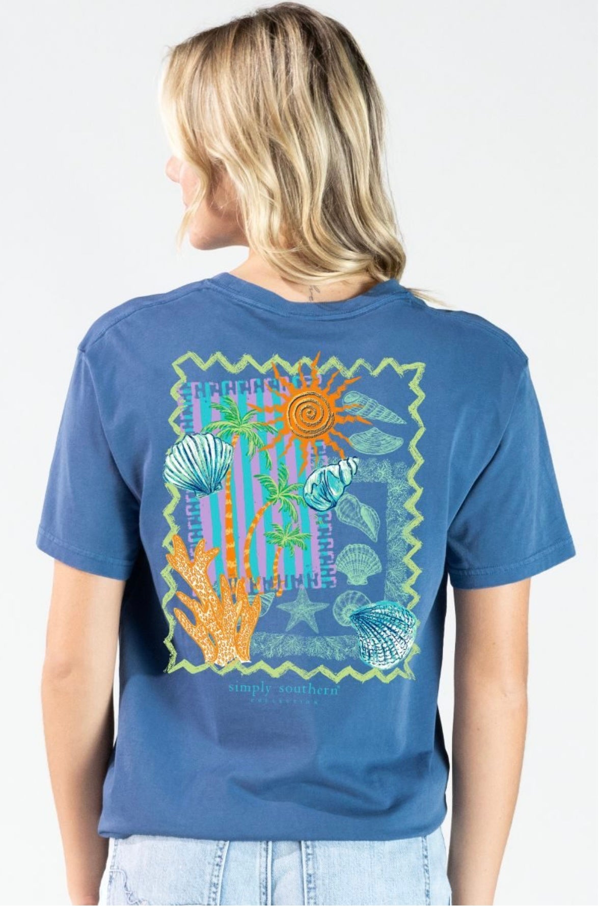 Simply southern mineral washed reef tshirt