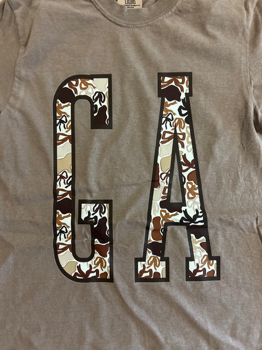 Bow Camo ‘GA’ Tee