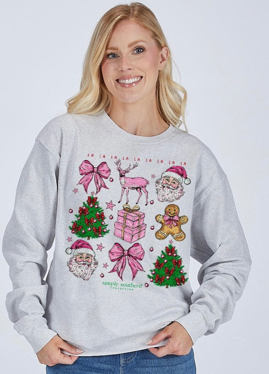 Simply Southern “FLURRY TREES” Crewneck