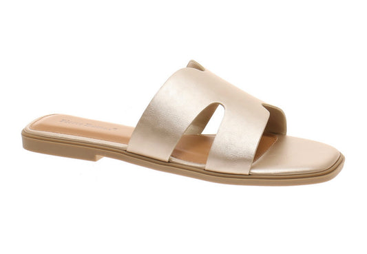 Pierre Dumas Empress Sandal | Gold