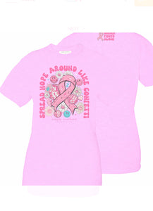 SIMPLY SOUTHERN SPREAD HOPE CANCER T-SHIRT