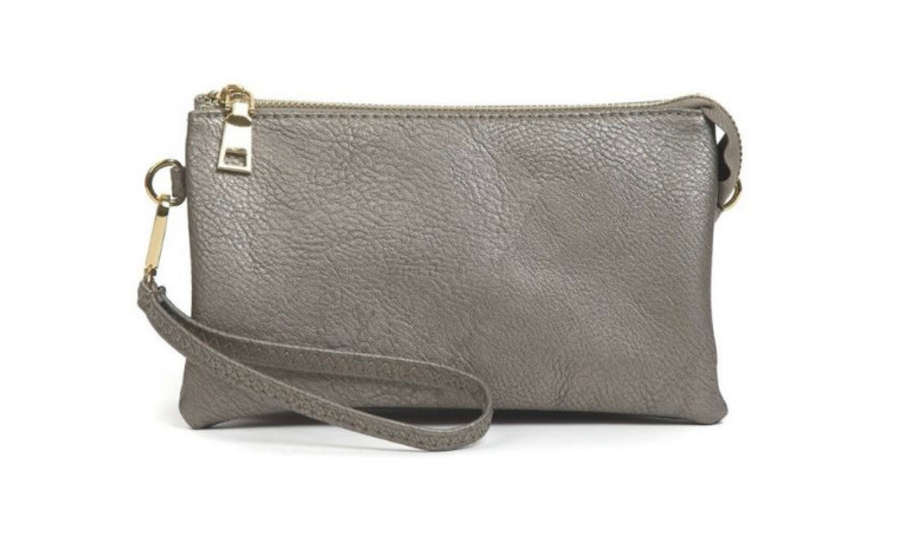 Riley Monogrammable 3 Compartment Crossbody/Wristlet, VARIOUS STYLES