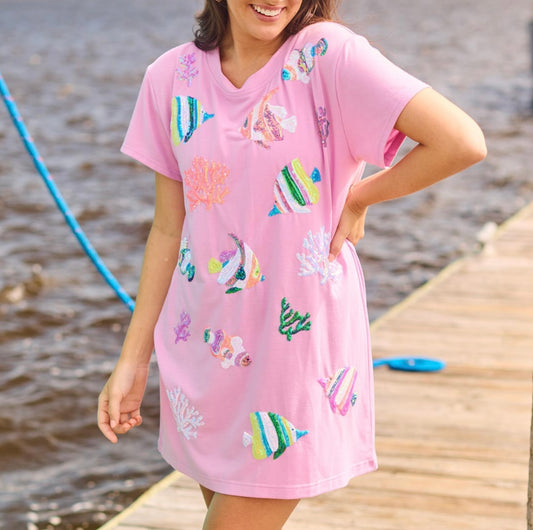 Anna Dress - Fish