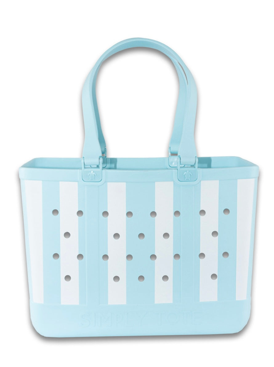 Simply Southern Tote | Stripe Sky