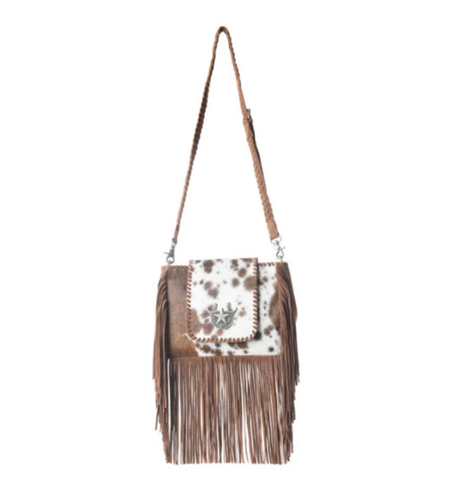 Myra Bag | Wildhide Fringe Bag in Desert Mocha