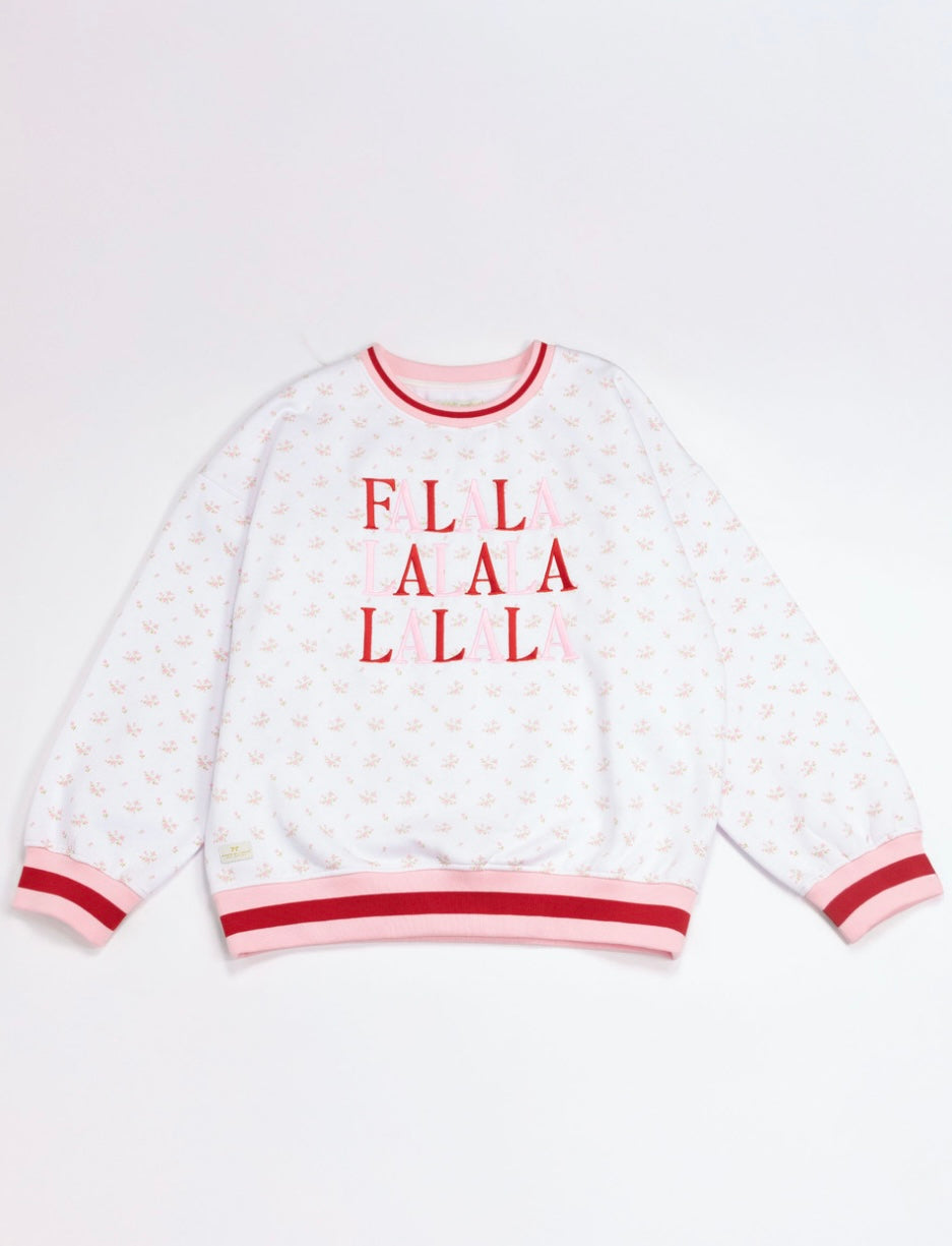 Simply Southern “FaLaLa” Varsity Crewneck