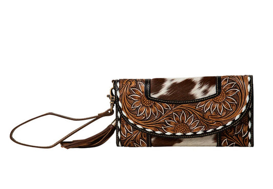 Myra Bag | Sandstone Trail Hairon Wristlet Wallet