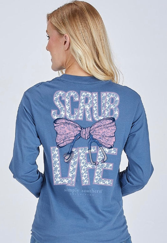 Simply Southern “Scrub Life” Long Sleeve