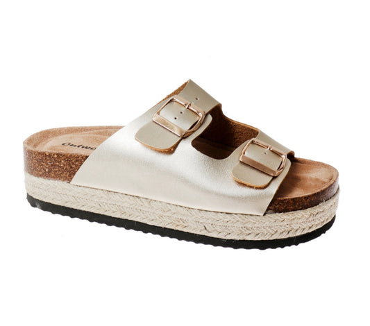 Outwoods Tops Gold Sandal