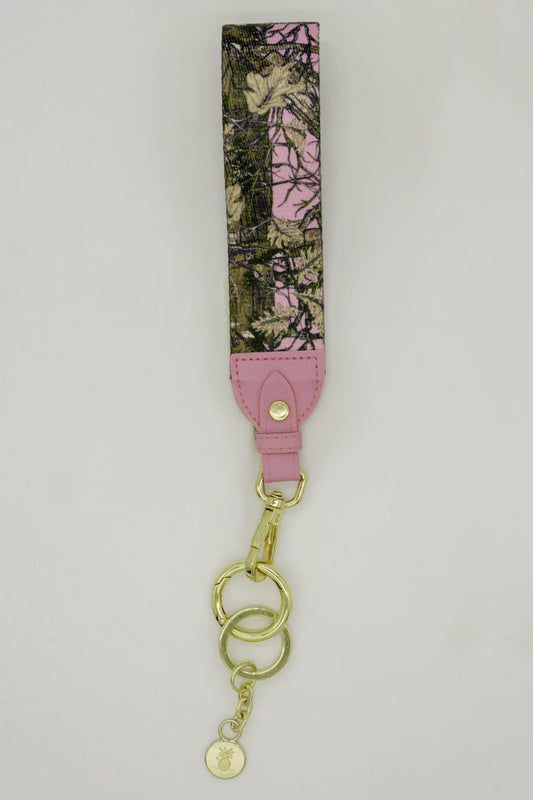 Simply Southern Key Fob Keychain - Pink Camo
