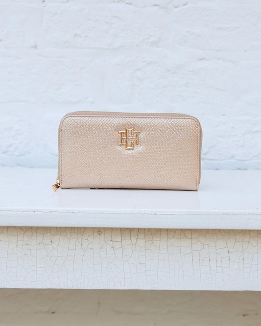 Penelope Wallet | Woven Gold