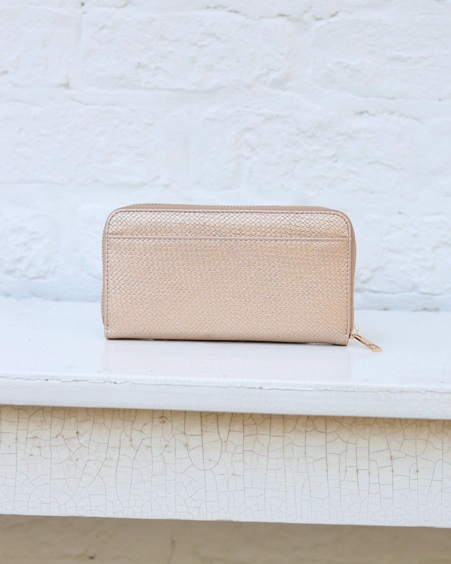 Penelope Wallet | Woven Gold