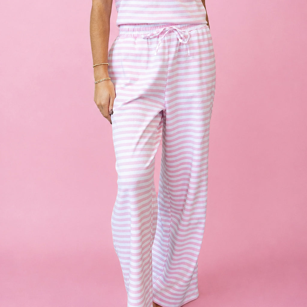 LULU Mac Pink stripe pants