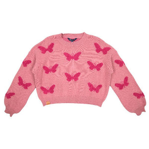 Simply southern crop butterfly sweater