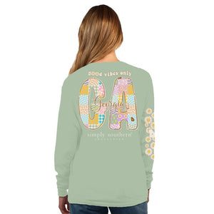 Simply Southern “state” Long sleeve Tee