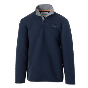 Fieldstone Navy Quilted Pullover