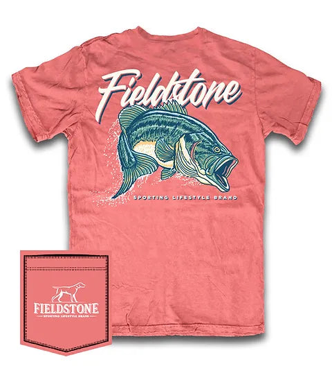 Fieldstone Large Mouth Bass Pocket T-Shirt