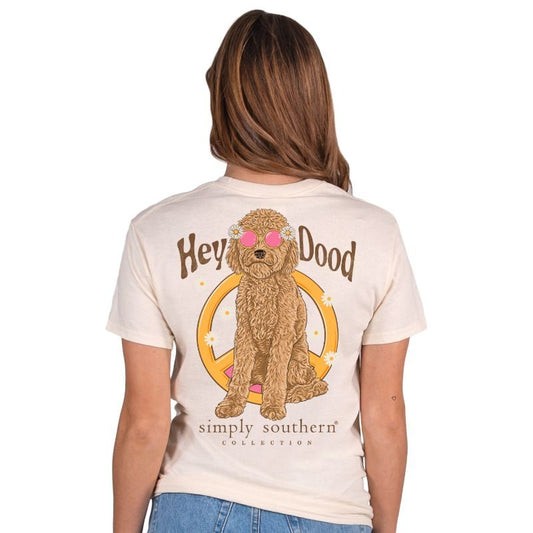 Simply Southern "Hey Dood Pearl" Short Sleeve Tee