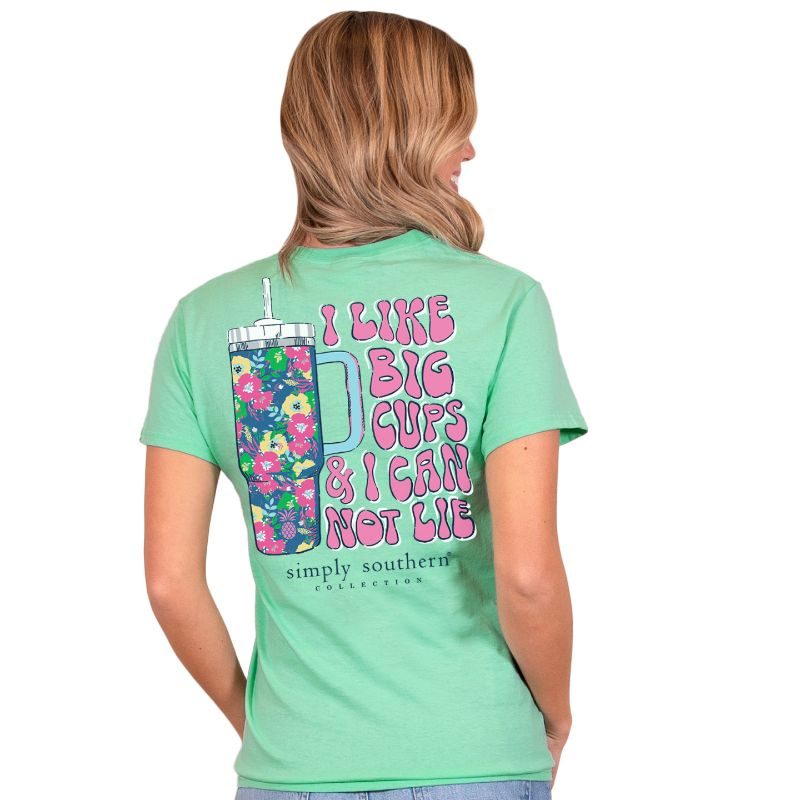 Simply Southern "Big Cups" Short Sleeve Tee