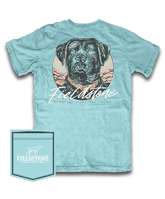 Fieldstone Sunset Lab Short Sleeve Pocket Tee
