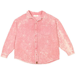 Simply Southern Acid Shacket Pink