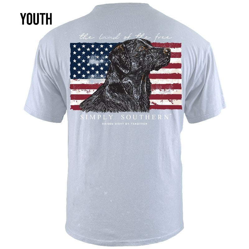 Simply Southern Youth Flag Shirt