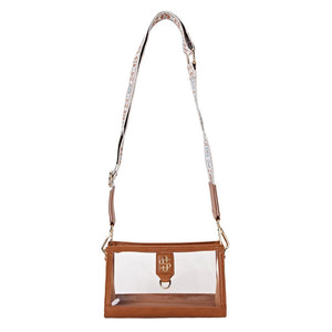 Simply Southern Clear Crossbody Leather Purse