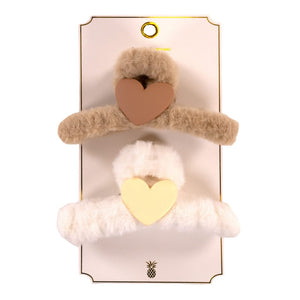 Simply Southern Heart Fuzzy Clip