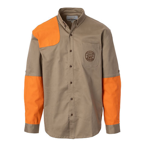 Fieldstone Preserve Shooting Shirt - Orange/khaki