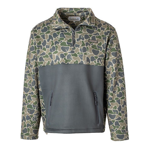 YOUTH Fieldstone Backwoods Camo 1/4 Zip Fleece