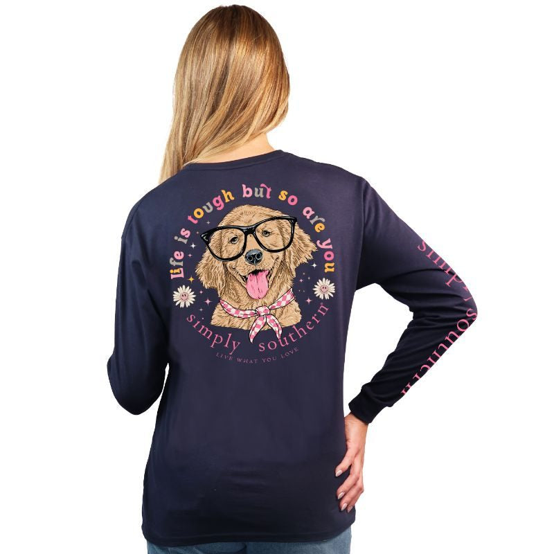 Simply Southern "Life Navy" Long Sleeve